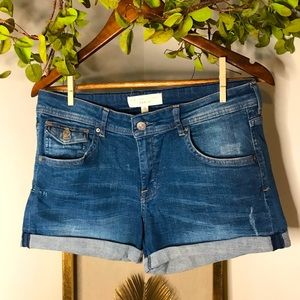 Denim shorts